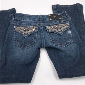 Miss Me embellished boot cut denim jeans
